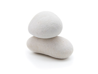 Fototapeta na wymiar two white stones