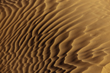 close-up of desert sand pattern