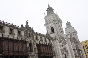 Fototapeta na wymiar Katedra w Limie, Peru