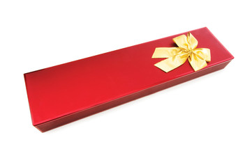 Gift box isolated on the white background