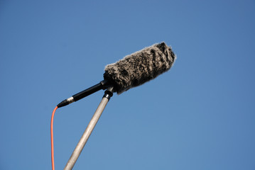 Shotgun Microphone and Wind Protector