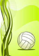 Vector volleyball Background