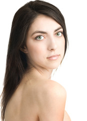 Fototapeta premium pretty brunette girl