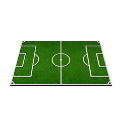 3D soccer pitch