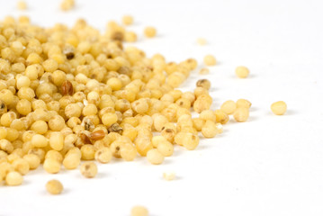 Millets isolated on white background