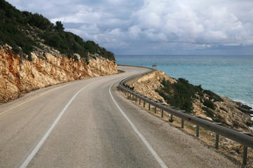 Road by the sea