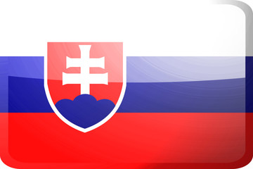 Flag of Slovakia button