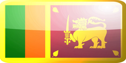 Flag of Sri Lanka button