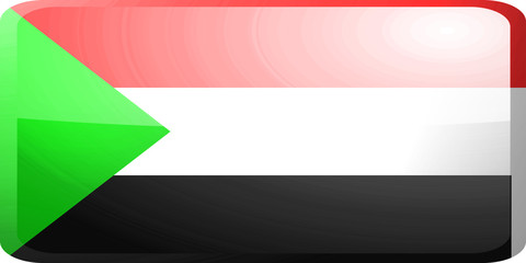 Flag of Sudan button