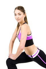 Fototapeta na wymiar woman exercising
