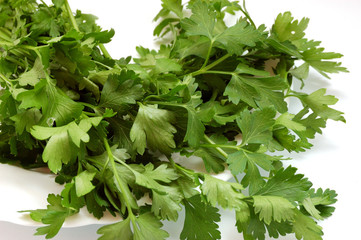 sweet pepper and parsley