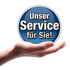 Unser Service für Sie! Button