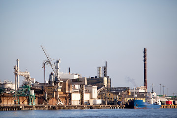 Fototapeta na wymiar Industrial Shipping Dock