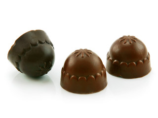 Chocolate Candy Isolated on White