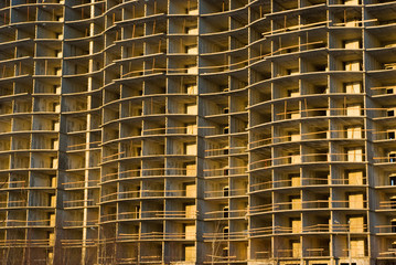 Part of house under construction