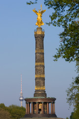Berliner Siegess&auml;ule am Gro&szlig;en Stern
