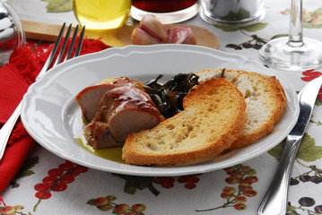 Filetto di maiale al cavolo nero - Secondi di carne toscana