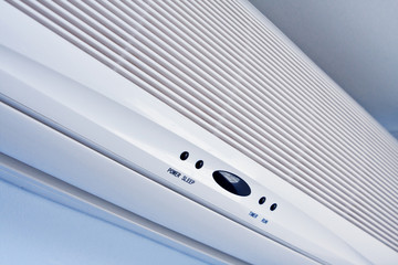 Air conditioner, close-up