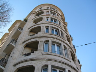 Fototapeta na wymiar façade courbe