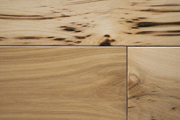 Character Grade Hickory Flooring Close Up