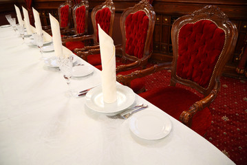 table in restaurant