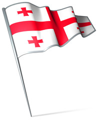 Flag pin - Georgia