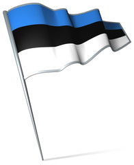 Flag pin - Estonia