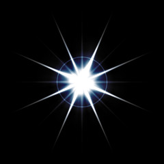 Bursting Lens Flare
