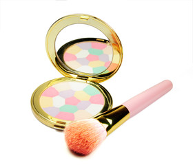 compact and brush