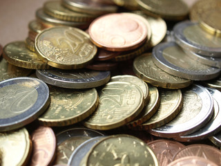 Euro coins