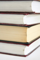 books isolated on white