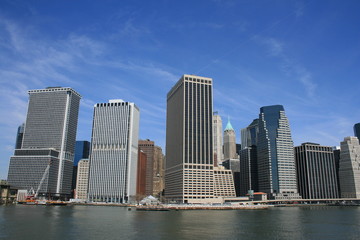 Fototapeta na wymiar Lower Manhattan.