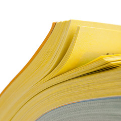 pages d' annuaire isolé sur un fond blanc - publicité