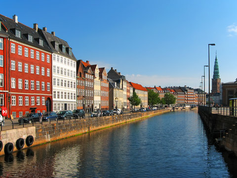 Canal in Copenhagen, Denmark