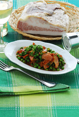 Bacelli al pomodoro e pancetta - Contorni della toscana