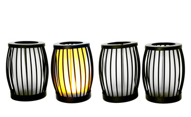 one light lantern of four