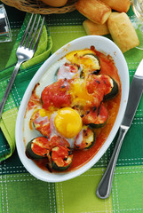 Zucchine e uova - Contorni della toscana