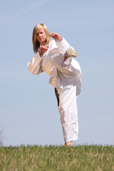 Karate girl