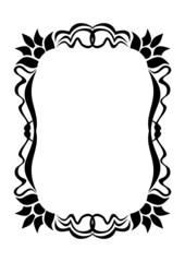 Abstract decorative frame