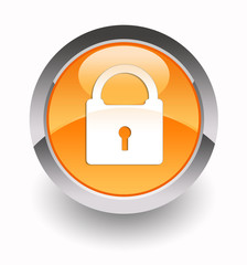 Security glossy icon