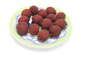 Lychees on a Plate