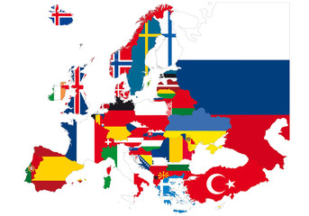 europa a bandiera