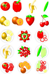 Vegetables and fruits