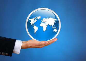 Die welt auf der Hand