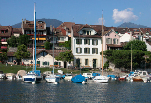 Idyllischer Yachthafen