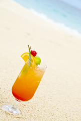Tropical Cocktails on the Beach
