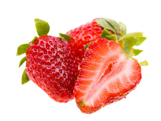 Strawberry isolated on white