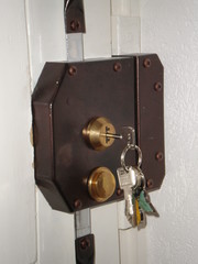 Door with Triple Lock
