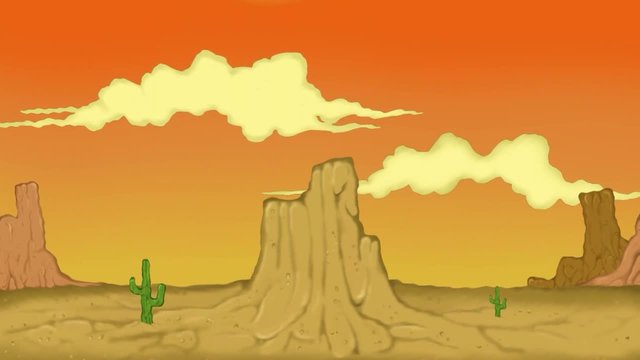 A trip of cowboy thrue the arid desert