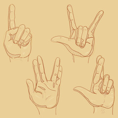 Four hand sketches 02